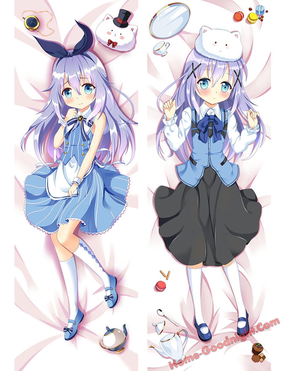 Chino Kafu - Is the Order a Rabbit Long pillow anime japenese love pillow cover